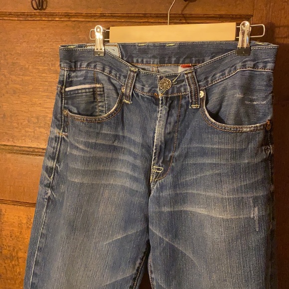 John B. Stetson 1312 Men's Modern Straight Leg Jeans 31x 32 - Picture 3 of 7